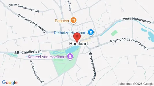 Apartments for rent i Hoeilaart - kort over placeringen