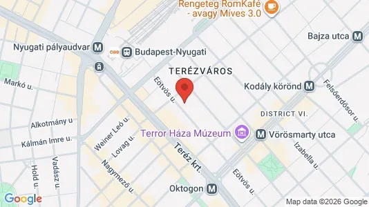 Apartments for rent i Budapest Újpest - kort over placeringen