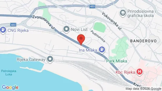 Apartments for rent i Rijeka - kort over placeringen