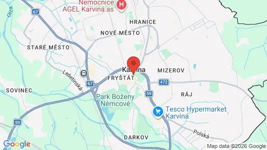 Apartments for rent in Karviná - Photo from Google Street View