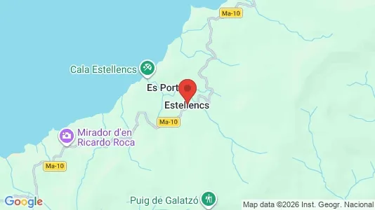 Apartments for rent in Estellencs - Photo from Google Street View