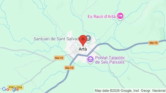 Apartments for rent in Artà - Photo from Google Street View