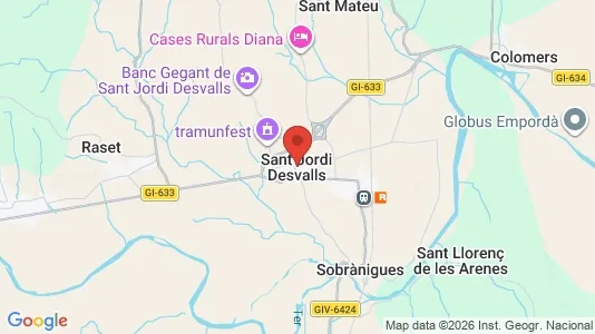Apartments for rent in Sant Jordi Desvalls - Photo from Google Street View