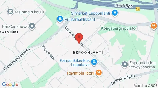 Apartments for rent i Espoo - kort over placeringen