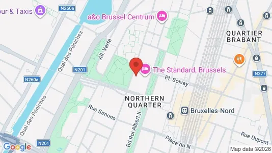 Apartments for rent i Stad Brussel - kort over placeringen