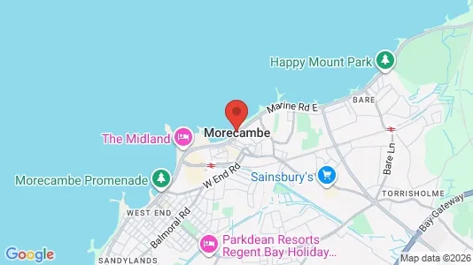Apartments for rent in Morecambe - Lancashire - Photo from Google Street View