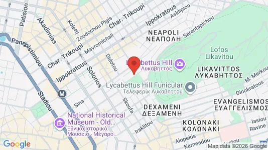 Apartments for rent i Athens Exarchia - kort over placeringen