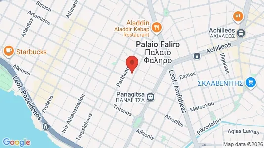 Apartments for rent i Palaio Faliro - kort over placeringen