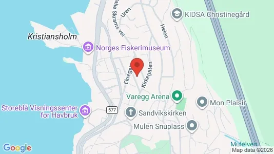 Apartments for rent i Bergen Bergenhus - kort over placeringen