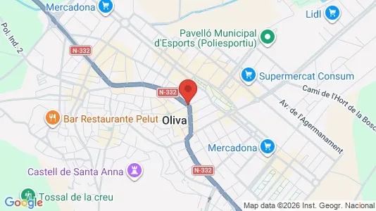Apartments for rent in Oliva - Photo from Google Street View