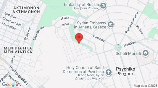 Apartments for rent i Filothei-Psychiko - kort over placeringen