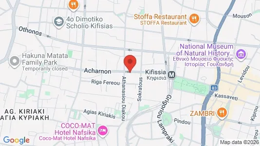 Apartments for rent i Kifisia - kort over placeringen