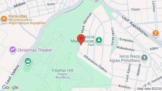 Apartments for rent i Filothei-Psychiko - kort over placeringen