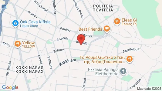 Apartments for rent i Kifisia - kort over placeringen