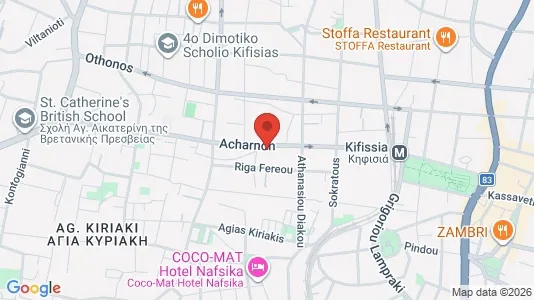 Apartments for rent i Kifisia - kort over placeringen