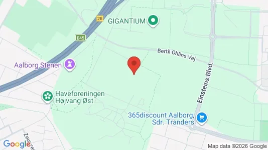 Apartments for rent i Aalborg Øst - kort over placeringen