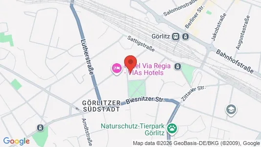Apartments for rent i Görlitz - kort over placeringen