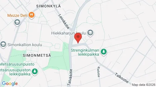 Apartments for rent i Vantaa - kort over placeringen