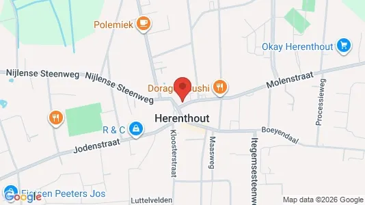 Apartments for rent i Herenthout - kort over placeringen
