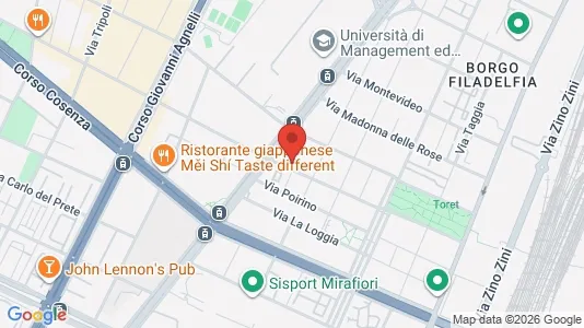 Rooms for rent in Turin - Photo from Google Street View
