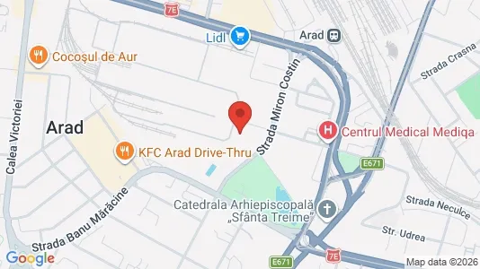 Apartments for rent i Arad - kort over placeringen