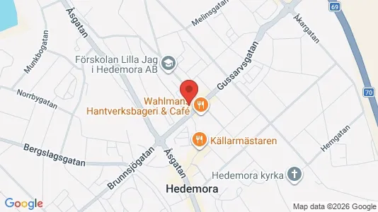 Apartments for rent i Hedemora - kort over placeringen