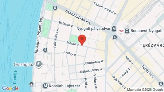 Apartments for rent i Budapest Belváros-Lipótváros - kort over placeringen