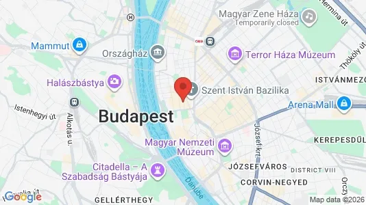 Apartments for rent i Budapest Belváros-Lipótváros - kort over placeringen