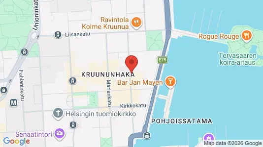 Rooms for rent i Helsinki Eteläinen - kort over placeringen
