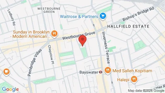 Apartments for rent i London W2 - kort over placeringen