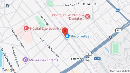 Apartments for rent i Brussels Elsene - kort over placeringen