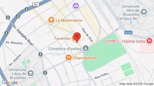 Apartments for rent i Brussels Elsene - kort over placeringen