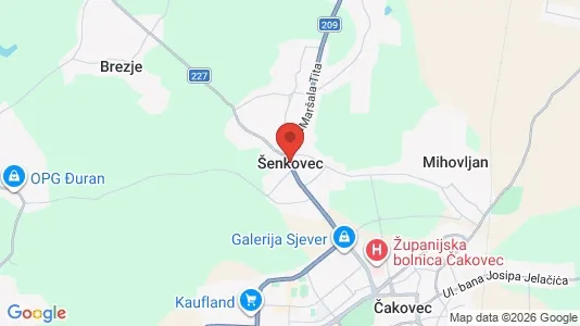Apartments for rent in Šenkovec - Photo from Google Street View
