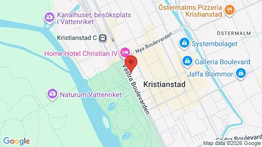 Apartments for rent i Kristianstad - kort over placeringen