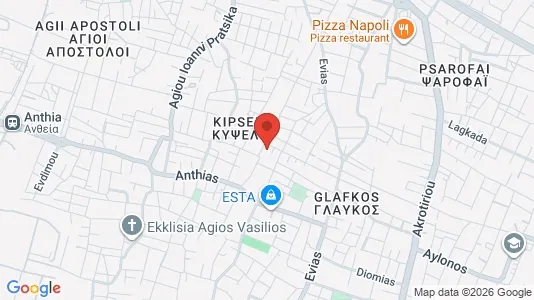 Apartments for rent i Patras - kort over placeringen