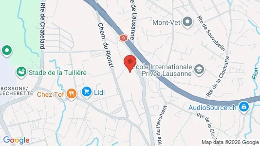 Apartments for rent i Gros-de-Vaud - kort over placeringen