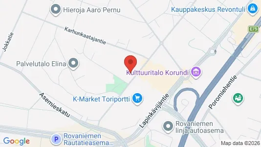 Apartments for rent in Rovaniemi - Photo from Google Street View