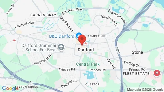 Apartments for rent i Dartford - Kent - kort over placeringen