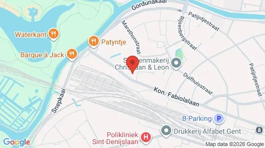 Apartments for rent i Stad Gent - kort over placeringen