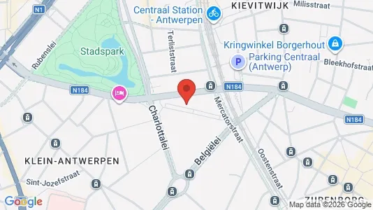 Apartments for rent i Stad Antwerp - kort over placeringen