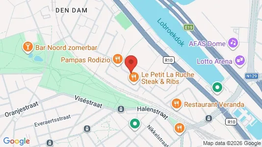 Apartments for rent i Stad Antwerp - kort over placeringen
