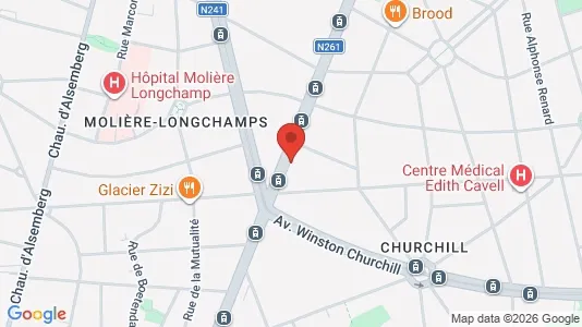 Apartments for rent in Brussels Elsene - Photo from Google Street View