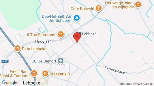 Apartments for rent i Lebbeke - kort over placeringen