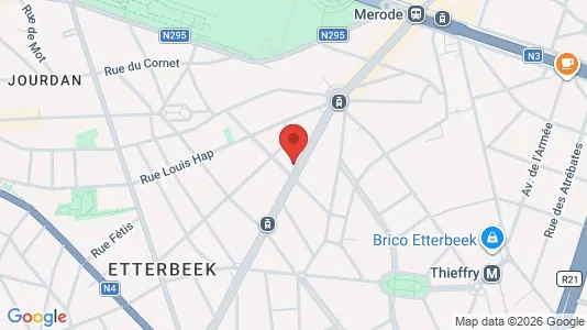 Apartments for rent in Brussels Etterbeek - Photo from Google Street View
