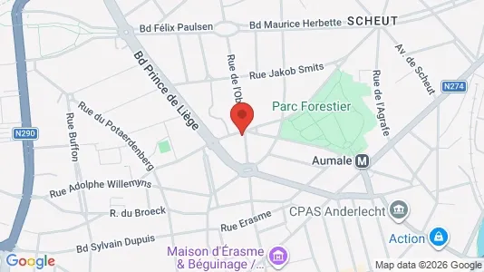 Apartments for rent in Brussels Anderlecht - Photo from Google Street View