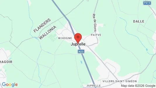 Houses for rent i Juprelle - kort over placeringen