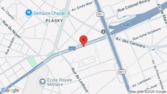 Apartments for rent in Brussels Schaarbeek - Photo from Google Street View
