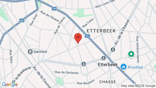 Apartments for rent in Brussels Etterbeek - Photo from Google Street View