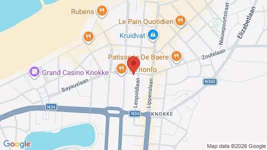 Apartments for rent i Knokke-Heist - kort over placeringen