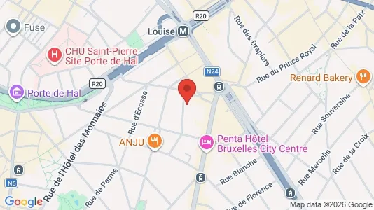 Apartments for rent in Brussels Sint-Gillis - Photo from Google Street View